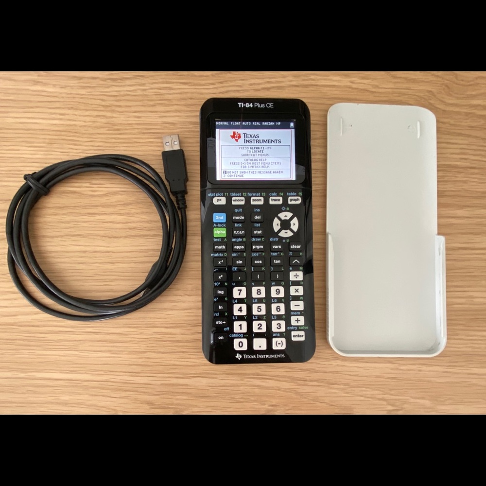 Texas Instrument TI-84 Plus CE Calculator, Black